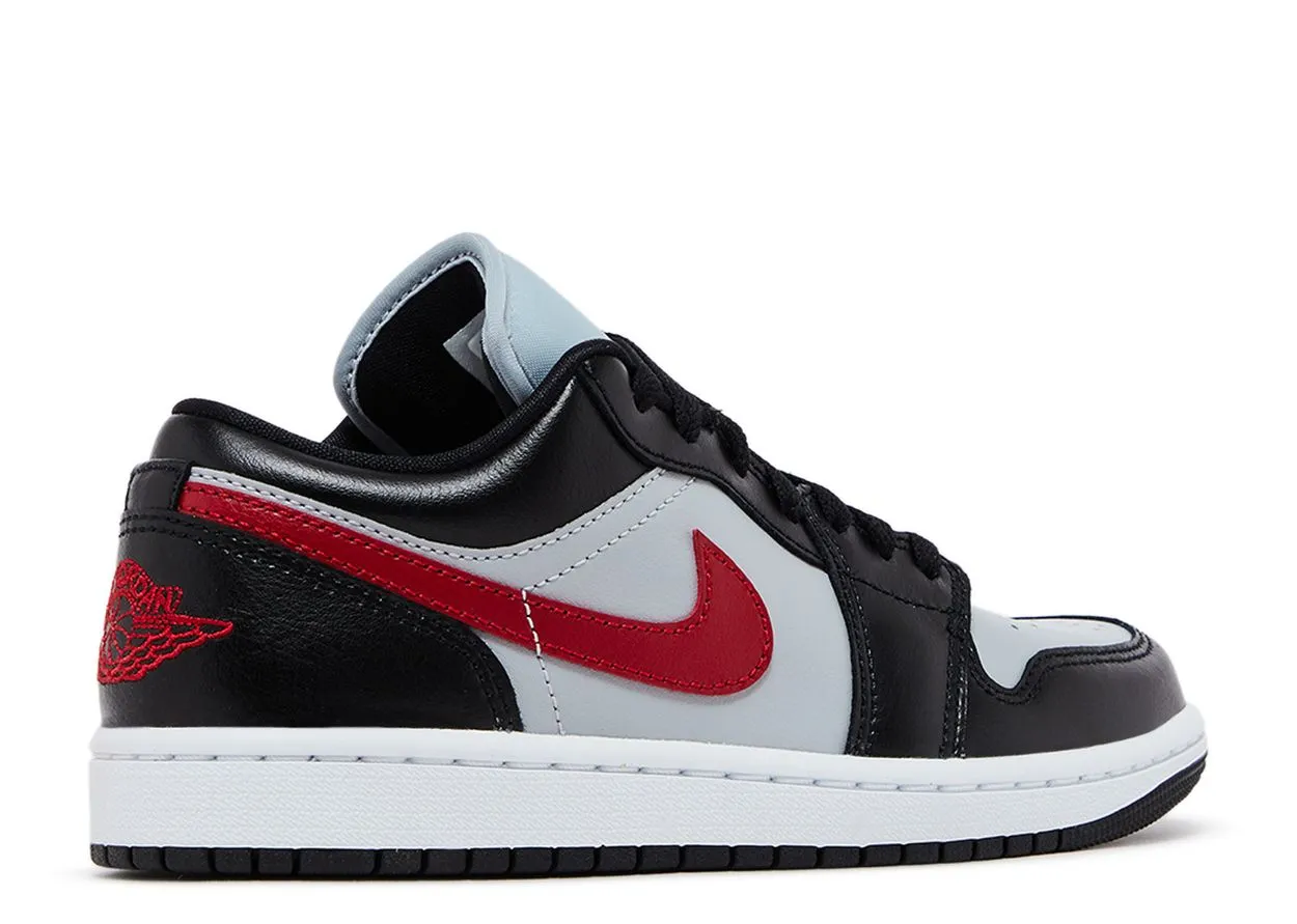 Air Jordan 1 Low Wolf Grey Gym Red Machine washable Indoor Ready