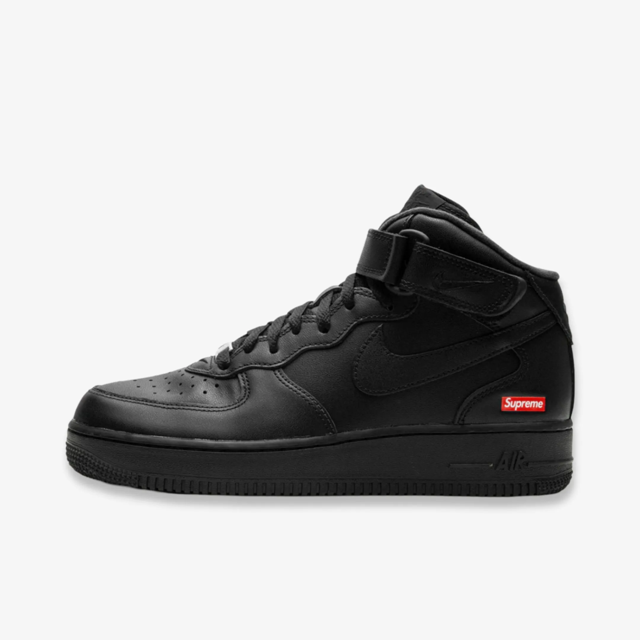 Multi Use Understated Style (Men's) Nike Air Force 1 Mid SP x Supreme 'Box Logo' Black (2024) FZ8784-001