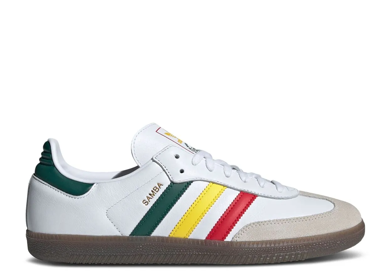 Lead Step Effortless Fit Adidas Samba OG White Rasta