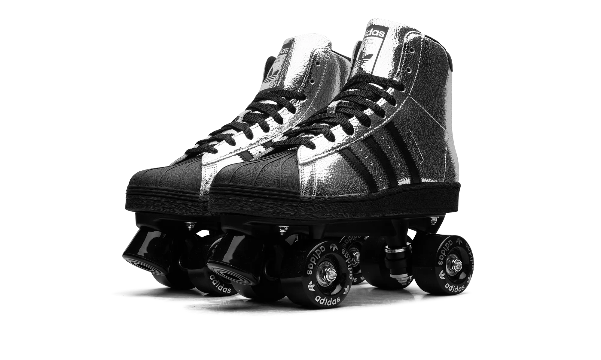 Superstar 82 Skate WMNS "Silver Metallic" Soft   leather Ice Walk