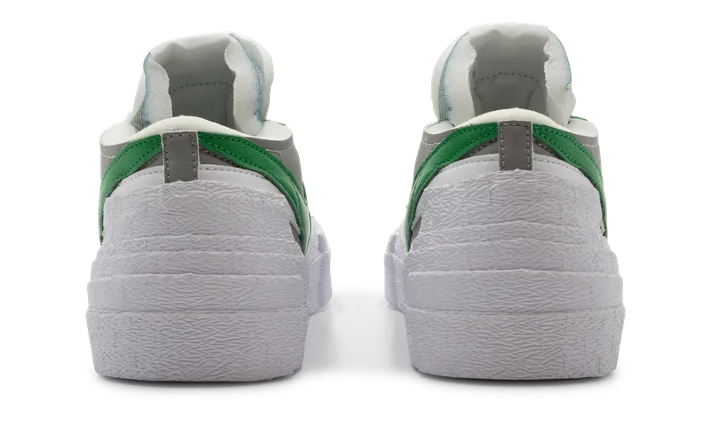 Comfort Technology Nike Blazer Low x Sacai White Grey Classic Green (DD1877-001) Men Size 6-12
