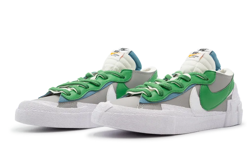 Nike Blazer Low x Sacai White Grey Classic Green (DD1877-001) Men Size 6-12 Outfit Choice
