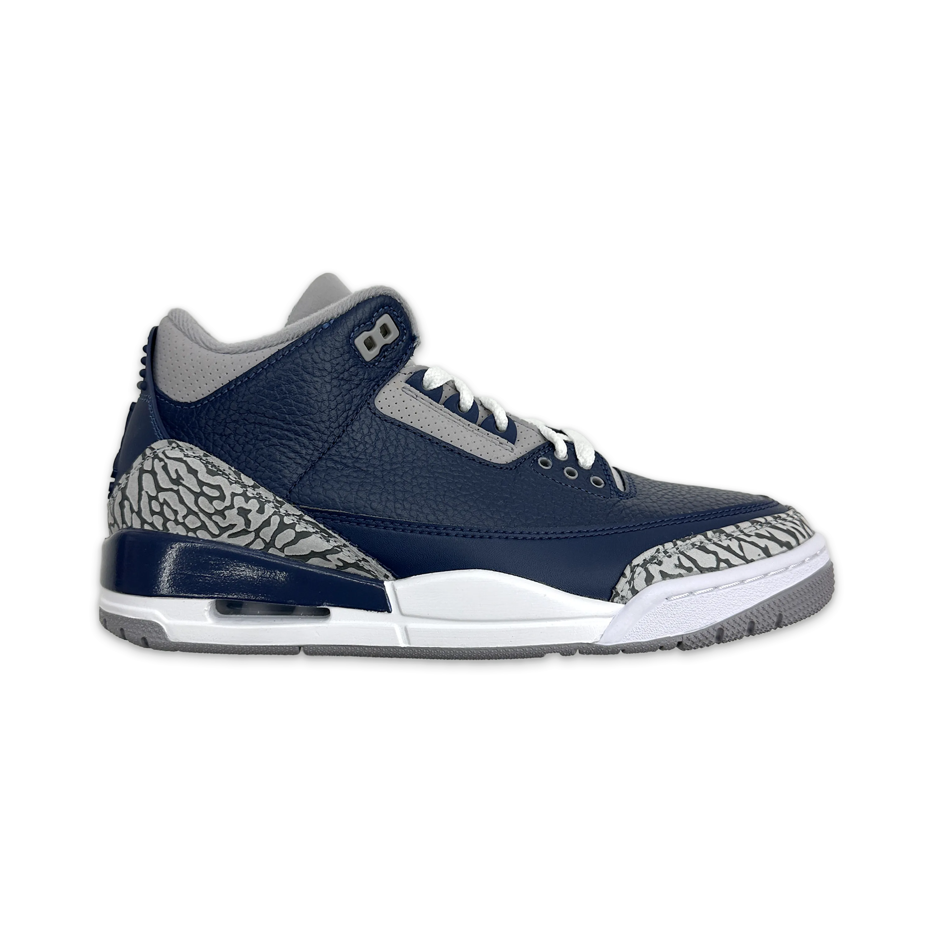 Air Jordan 3 Retro ??Georgetown 2021?? Heel School Jog