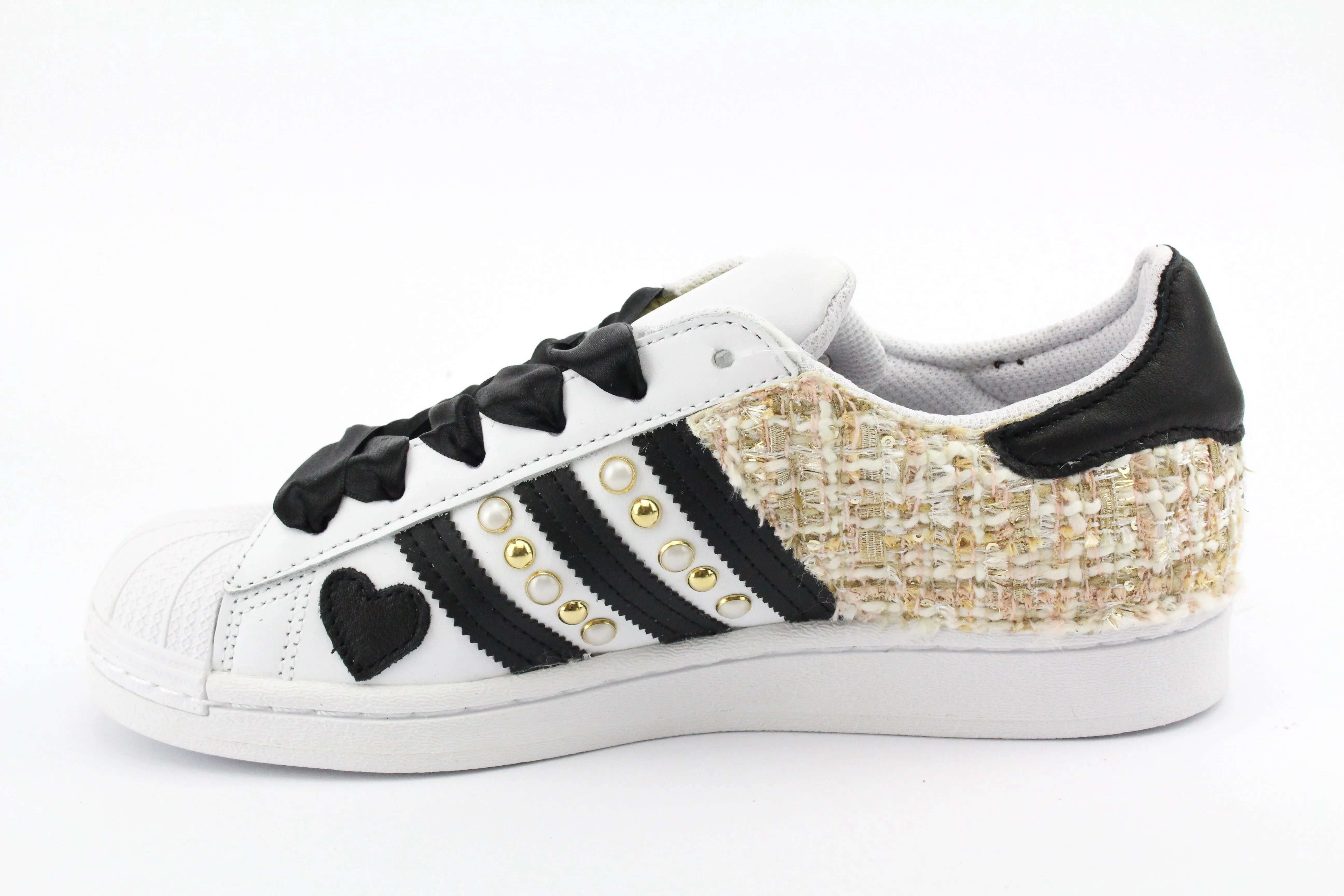 Adidas Superstar Gold Boucl?? Perle & Cuore Calm Move