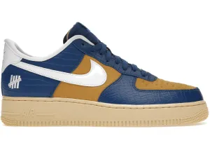 Nike Air Force 1 Low SP Undefeated 5 On It Blue Yellow Croc Perfect Fit Comfortable Style