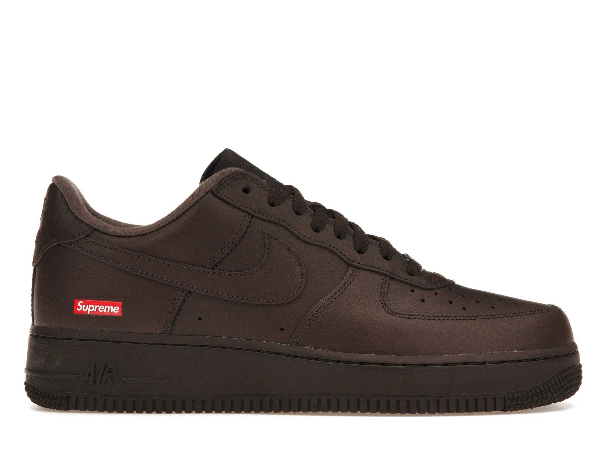 Nike Air Force 1 Low Supreme Baroque Brown All Season Shell Walk