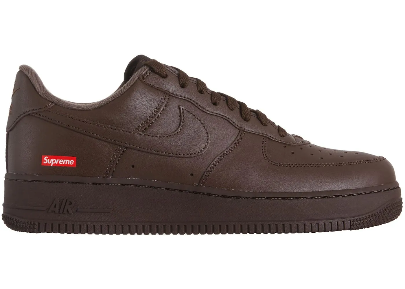 Nike Air Force 1 Low Supreme Baroque Brown Live Soft Comfortable Soles