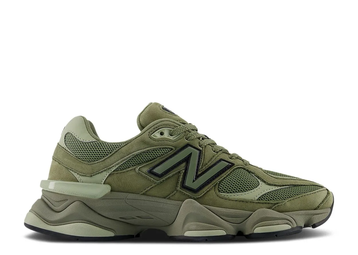 New Balance 9060 Dark Olivine Soft Step Comfort arch