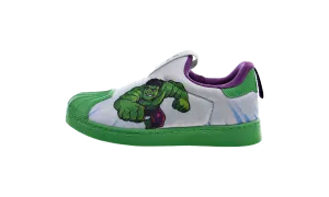 Moisture wicking Superstar 360 I "Marvel Hulk" Slip-On TD "White-Vived Green-Ricmau"