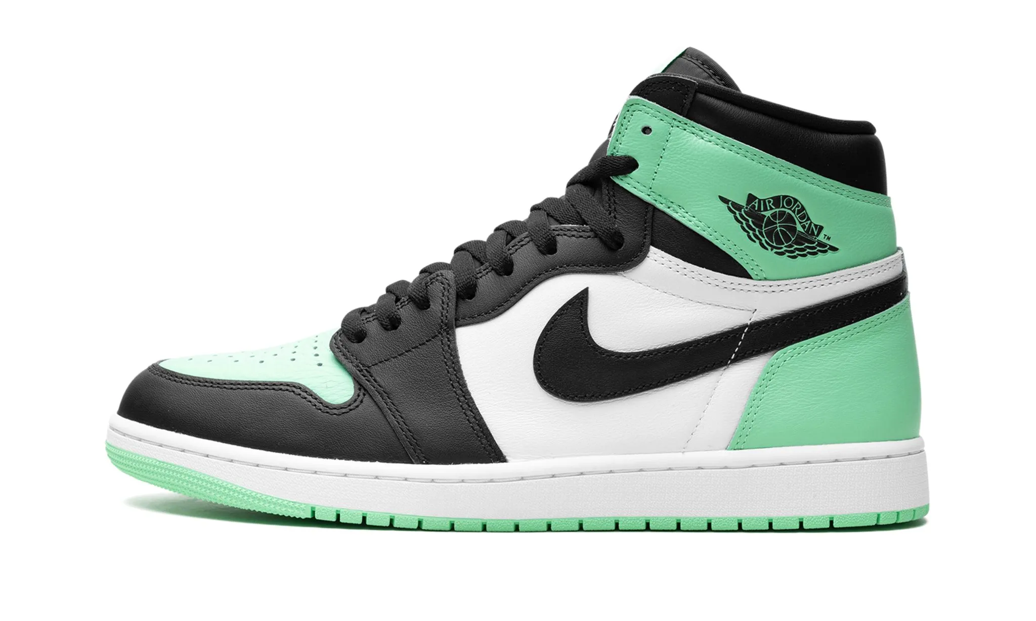 Everyday Wearability Sporty Air Jordan 1 Retro High OG 'Green Glow'