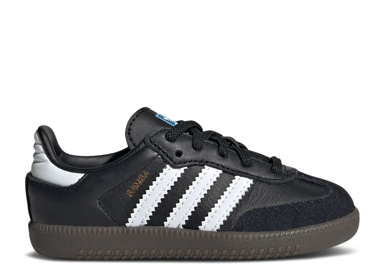 Run Light Kick Back Adidas Samba OG Core Black Cloud White Gum (TD)