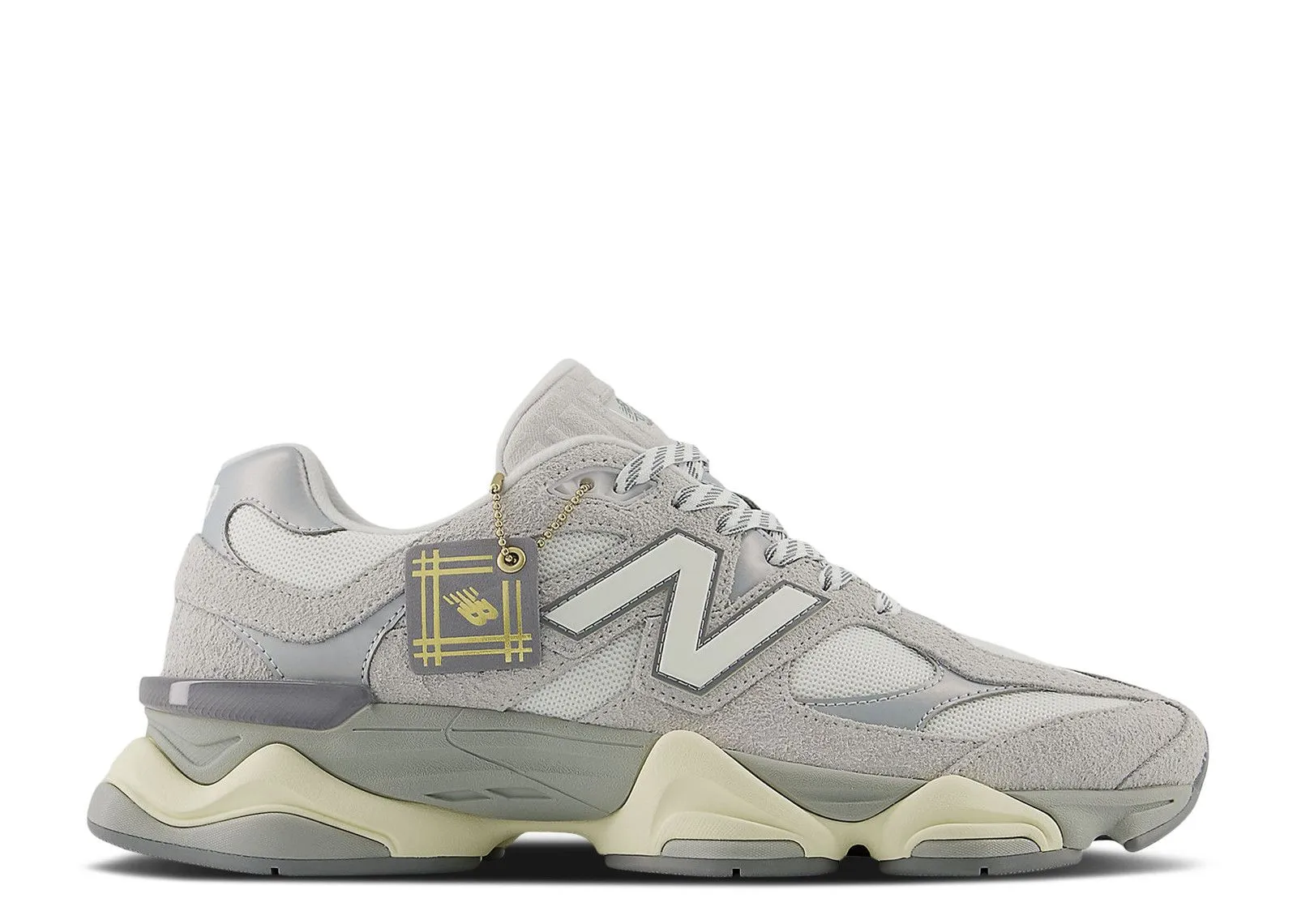 Comfy Layer Walk Support New Balance 9060 Light Grey White