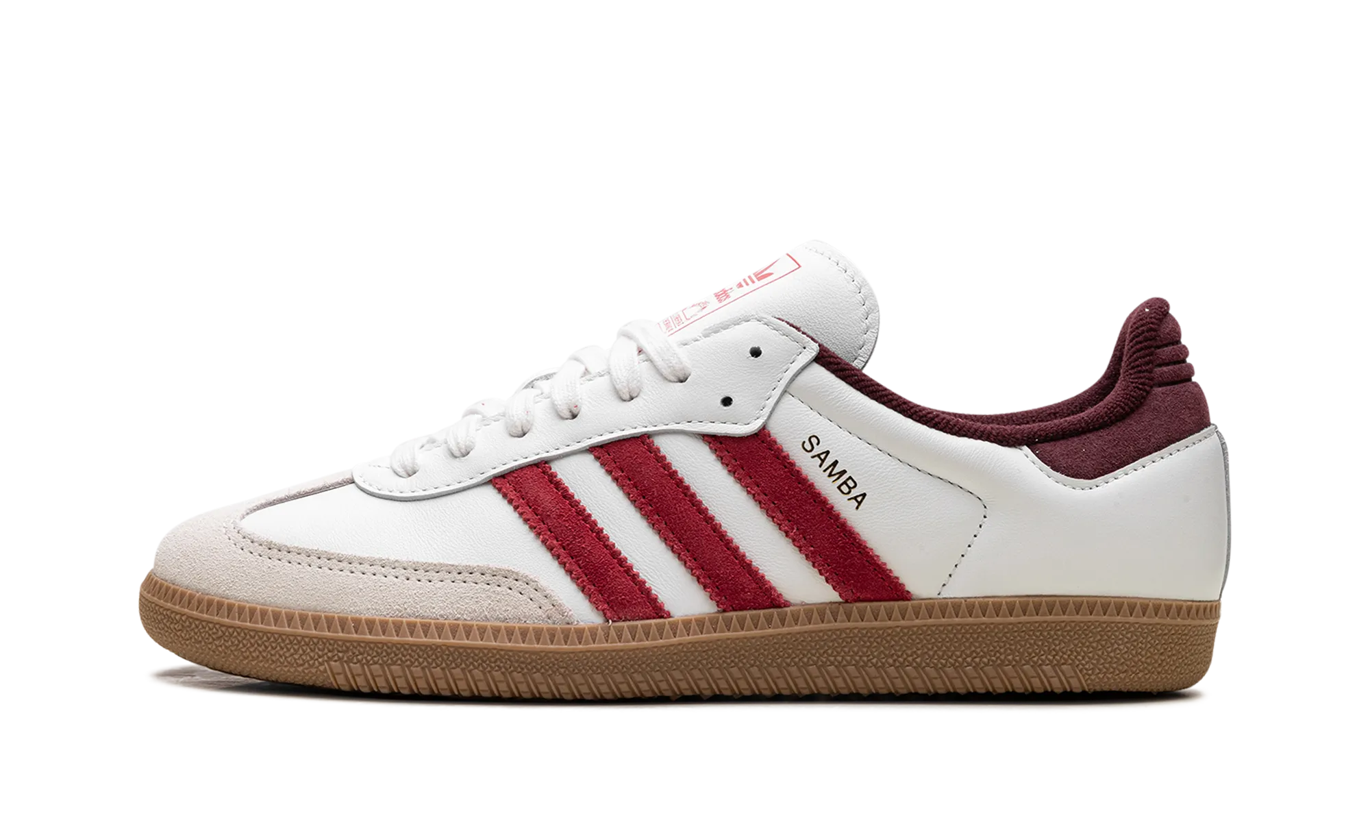 leisure time Samba OG "Core White Better Scarlet"