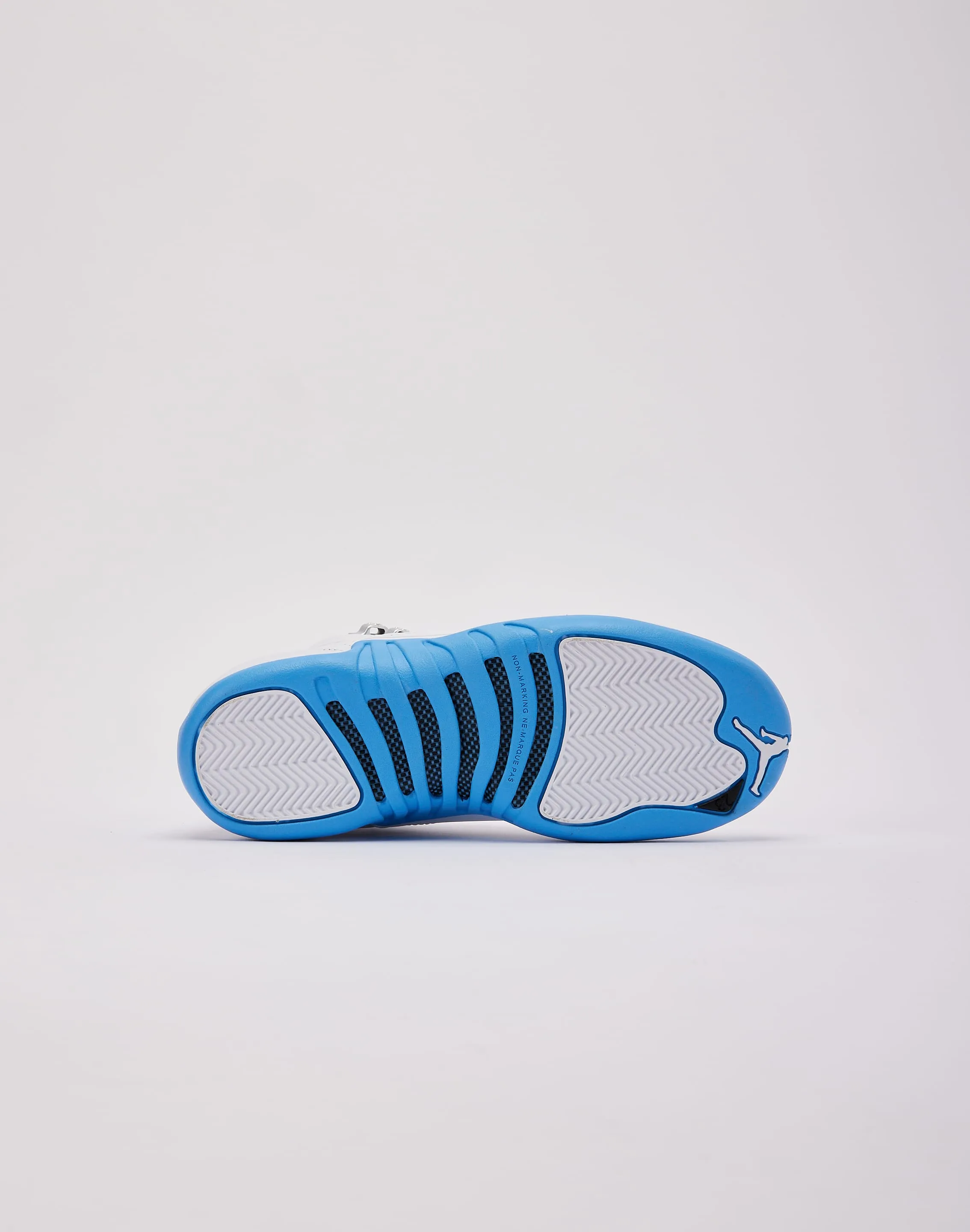 Global Fit Jordan Air Jordan 12 Retro 'White and University Blue' Grade-School