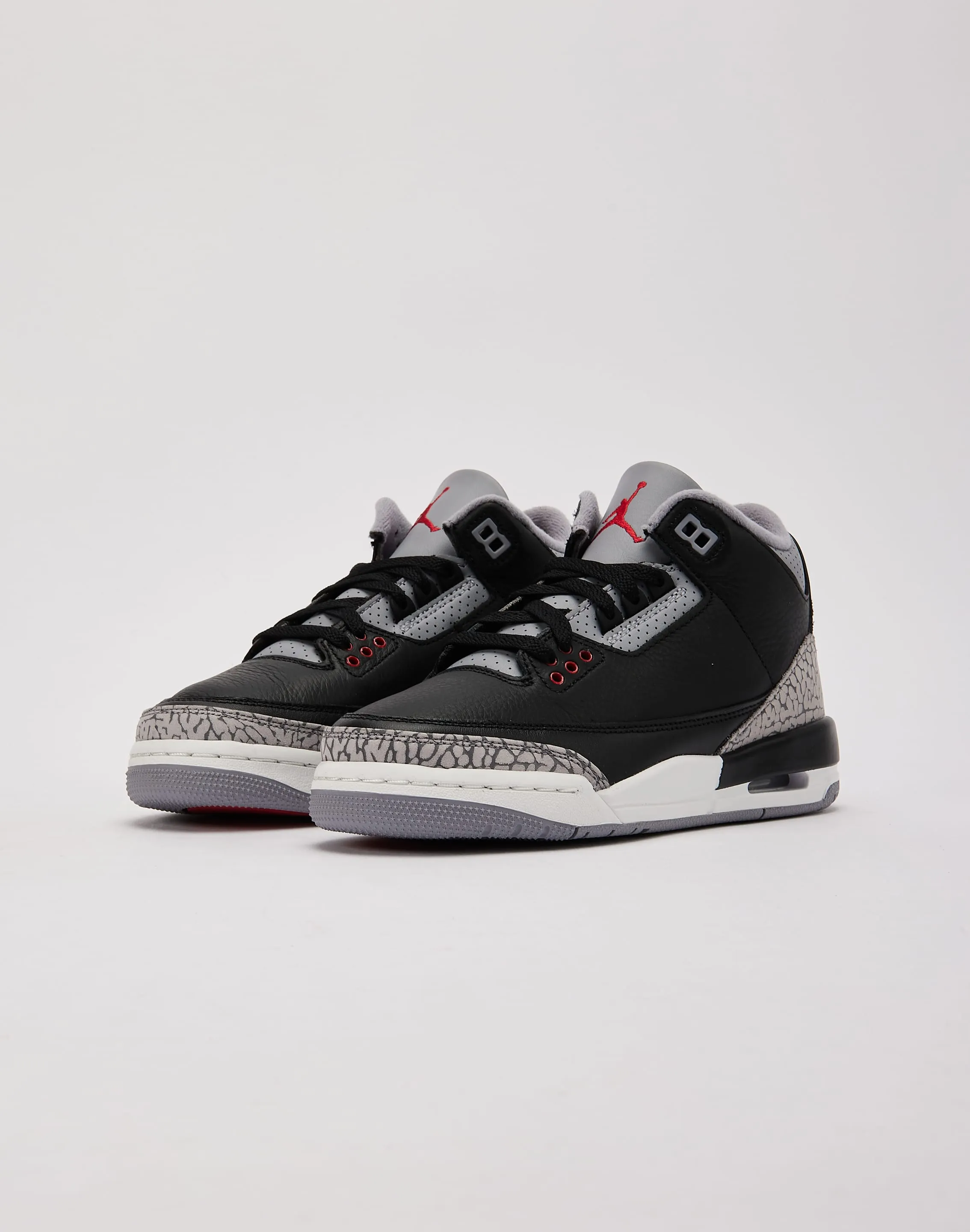New In Jordan Air Jordan 3 Retro 'Black Cement' Grade-School