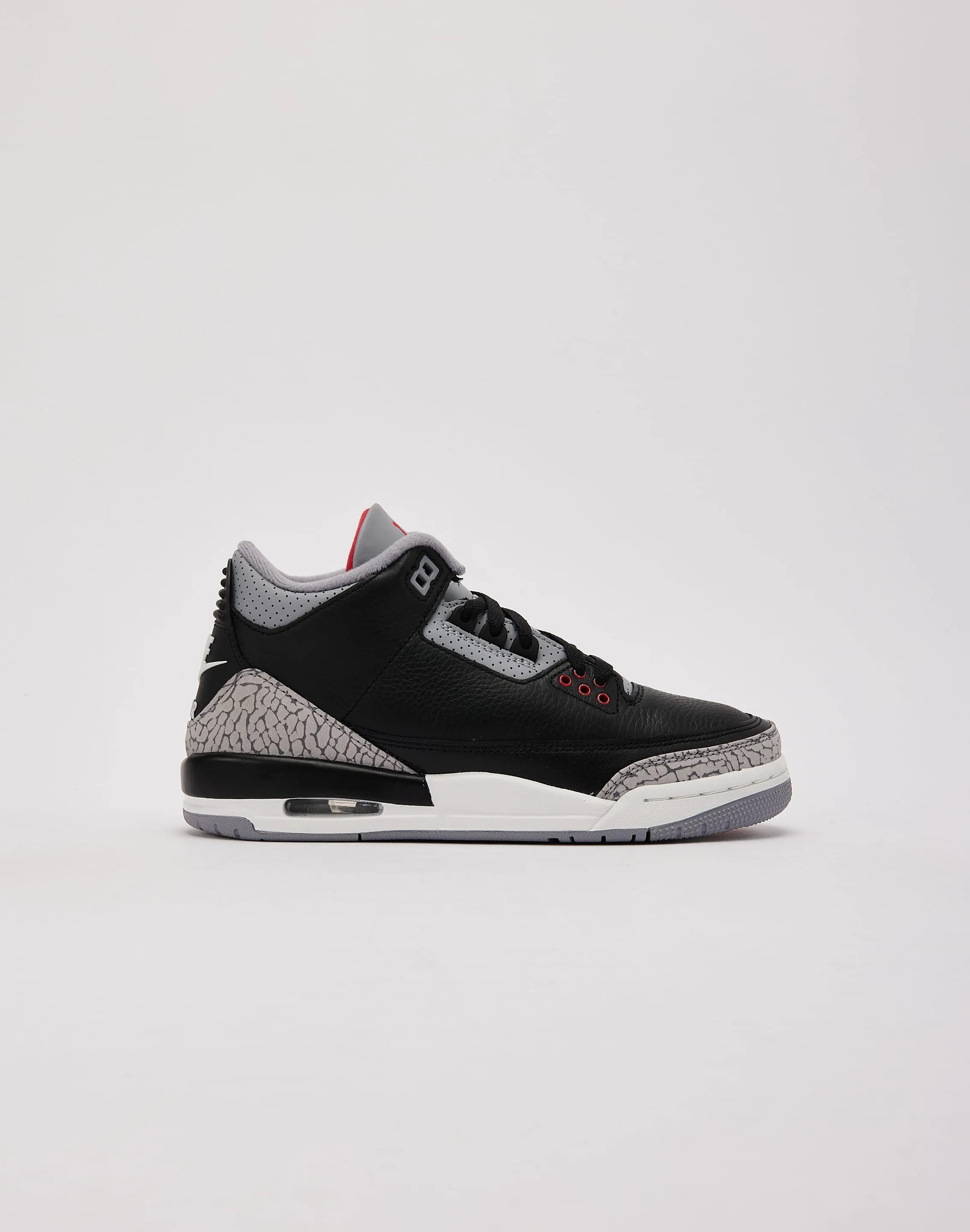 Comfort Outsole Soul Walk Jordan Air Jordan 3 Retro 'Black Cement' Grade-School