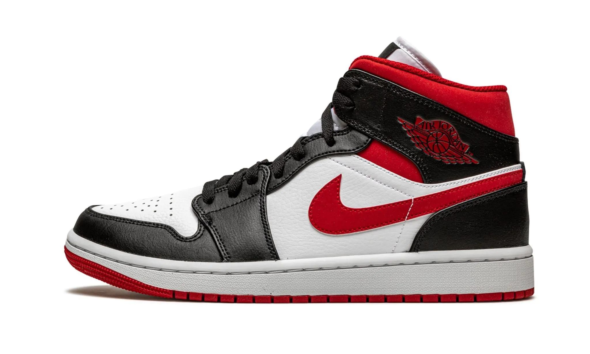 Air Jordan 1 Mid Metallic Red Tight Fit Weekend Escape