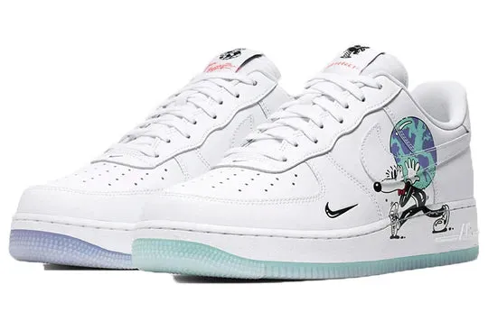 Nike Air Force 1 Flyleather Steve Harrington Earth Day (2019) (CI5545-100) Bare Wear