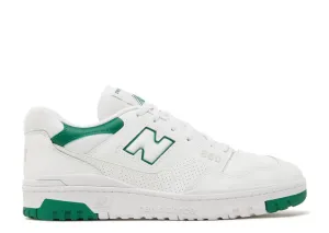 New Balance 550 White Classic Green Smooth Texture Lead Hike