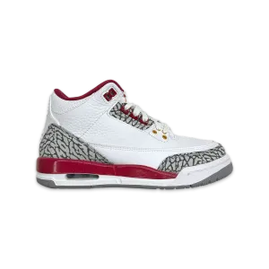 Comfy Base Elastic upper Air Jordan 3 Retro "Cardinal Red" (GS)