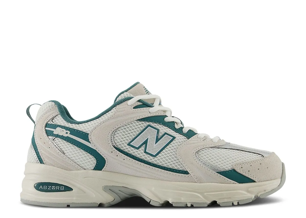New Balance 530 Beige Green Anti microbial Rain Jog