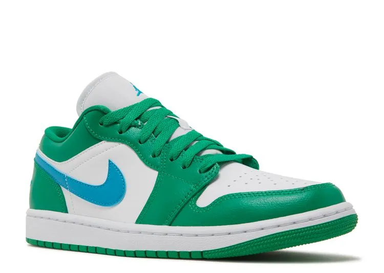 Adaptive Fit Soft Landing Air Jordan 1 Low Lucky Green Aquatone