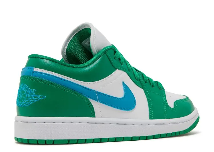 Air Jordan 1 Low Lucky Green Aquatone breathable socks