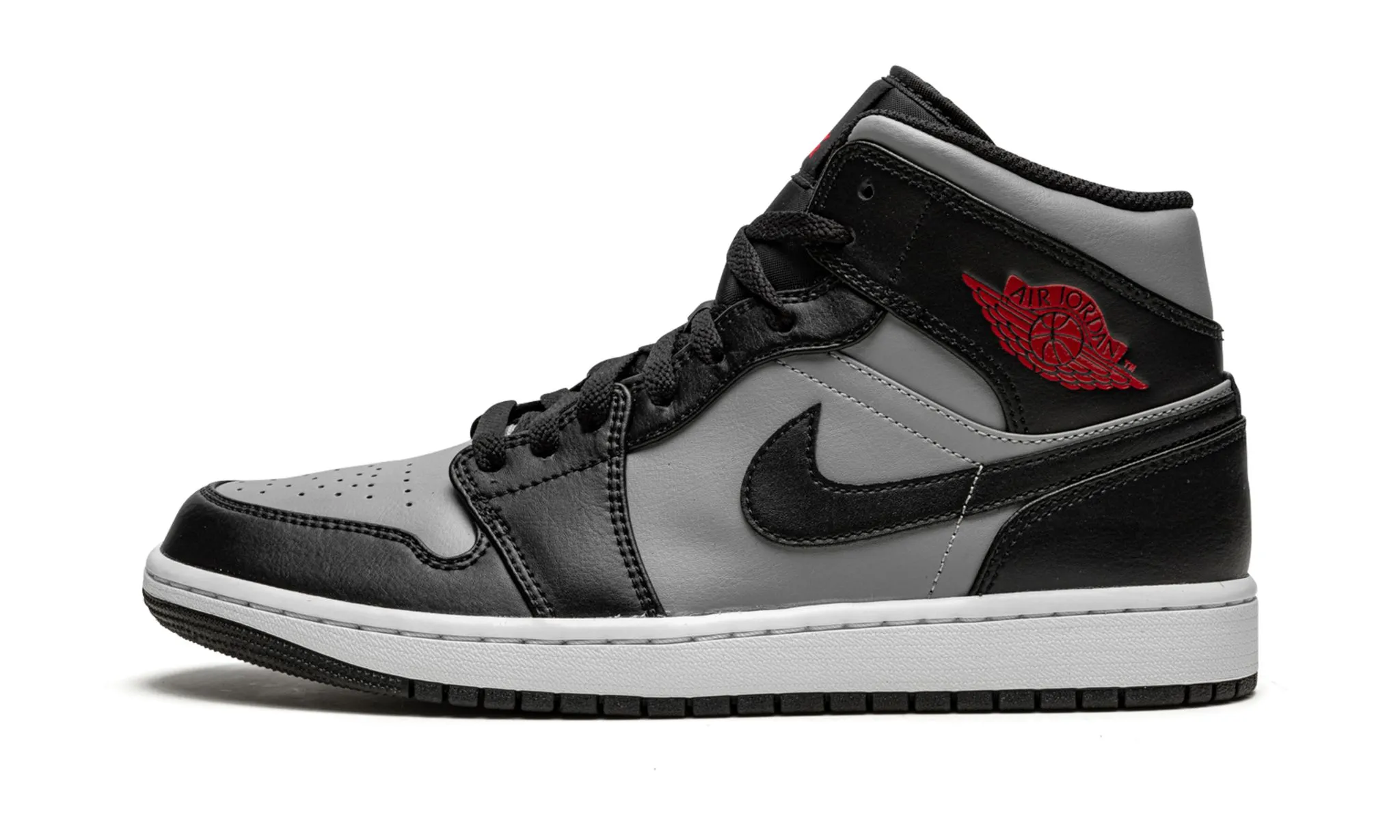 Low noise Air Jordan 1 Mid Shadow Red