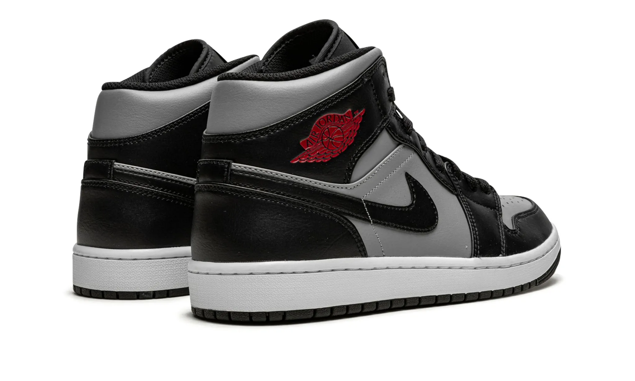 Air Jordan 1 Mid Shadow Red Stylish Form Flexible Comfort