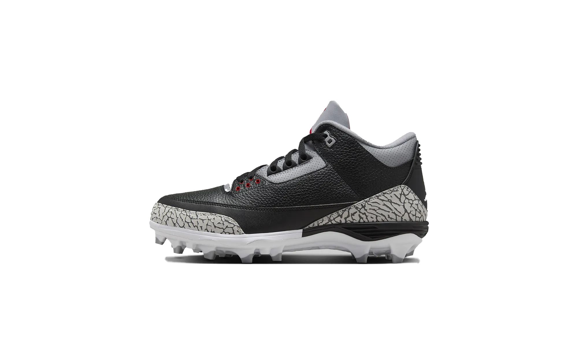 Jordan 3 Mid Retro TD "Black Cement" Gentle Motion