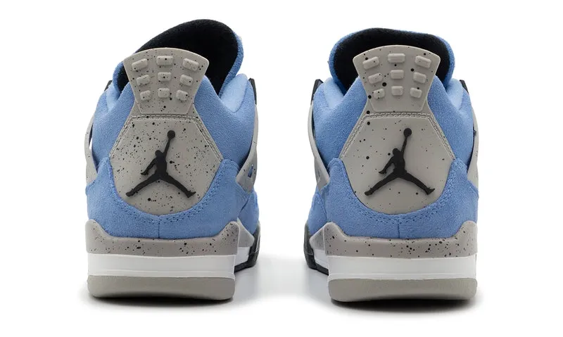 Simple Vibe Nike Jordan 4 Retro University Blue (408452-400) GS Size 4Y-7Y