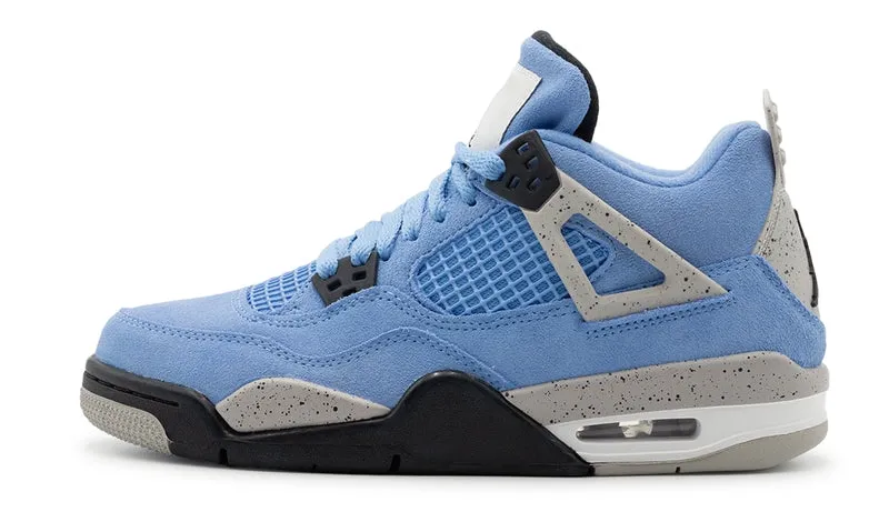 Nike Jordan 4 Retro University Blue (408452-400) GS Size 4Y-7Y Walking Gear Office Friendly
