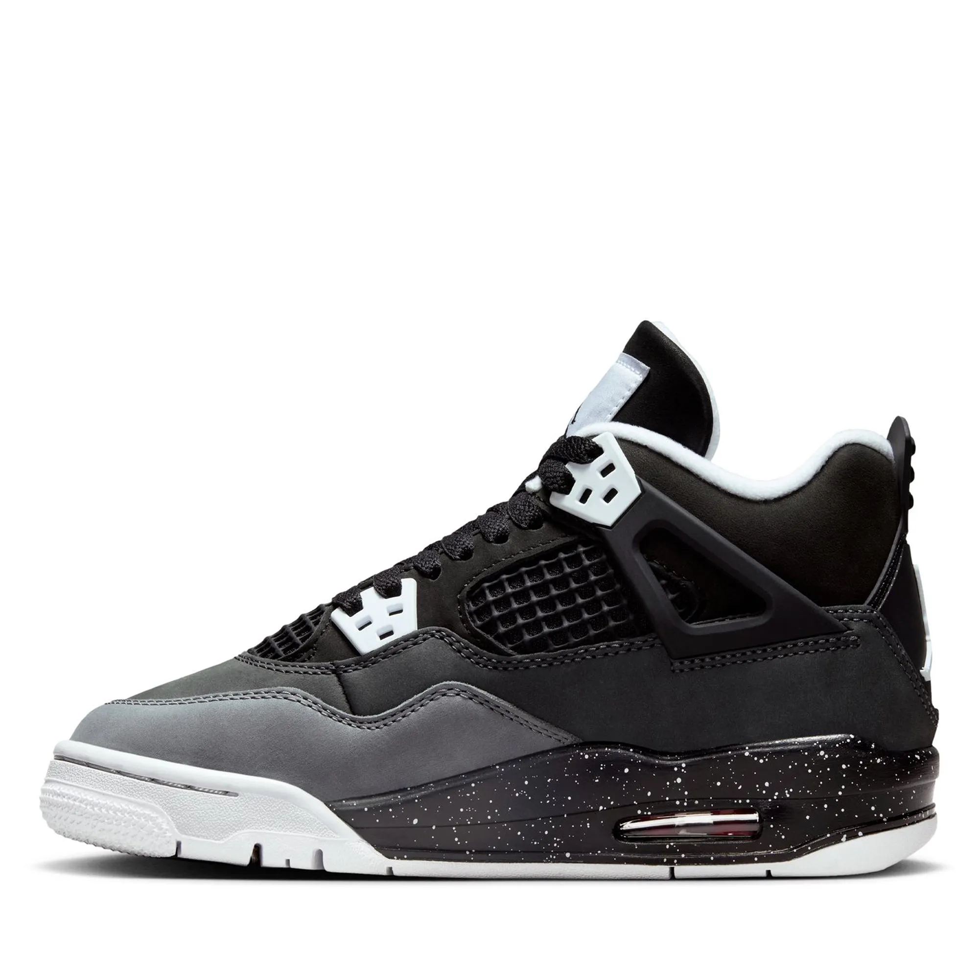 Jordan 4 Retro "Fear" Grade School (2024) Ultra Run Textured Surface
