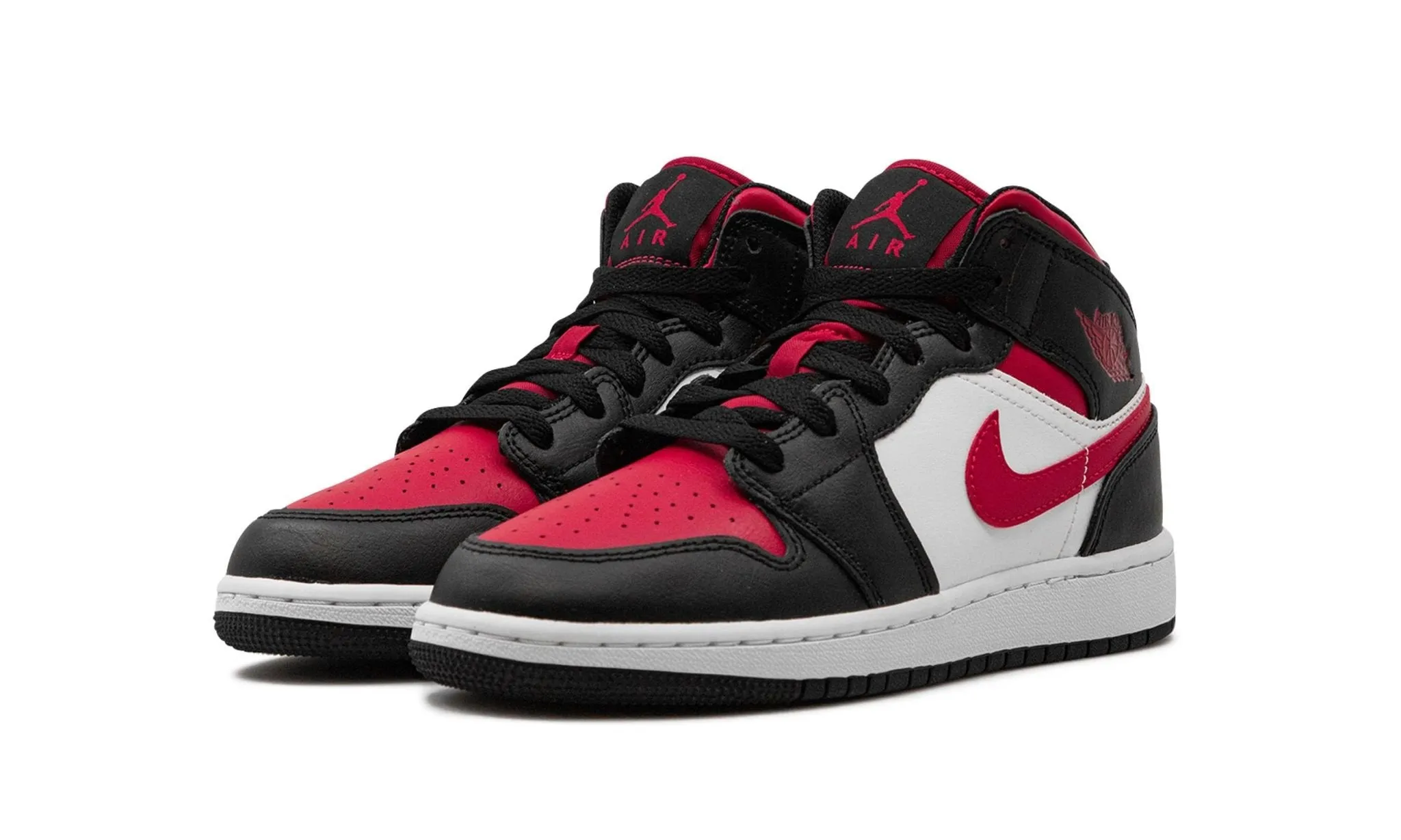 Air Jordan 1 Mid Fire Red easy move