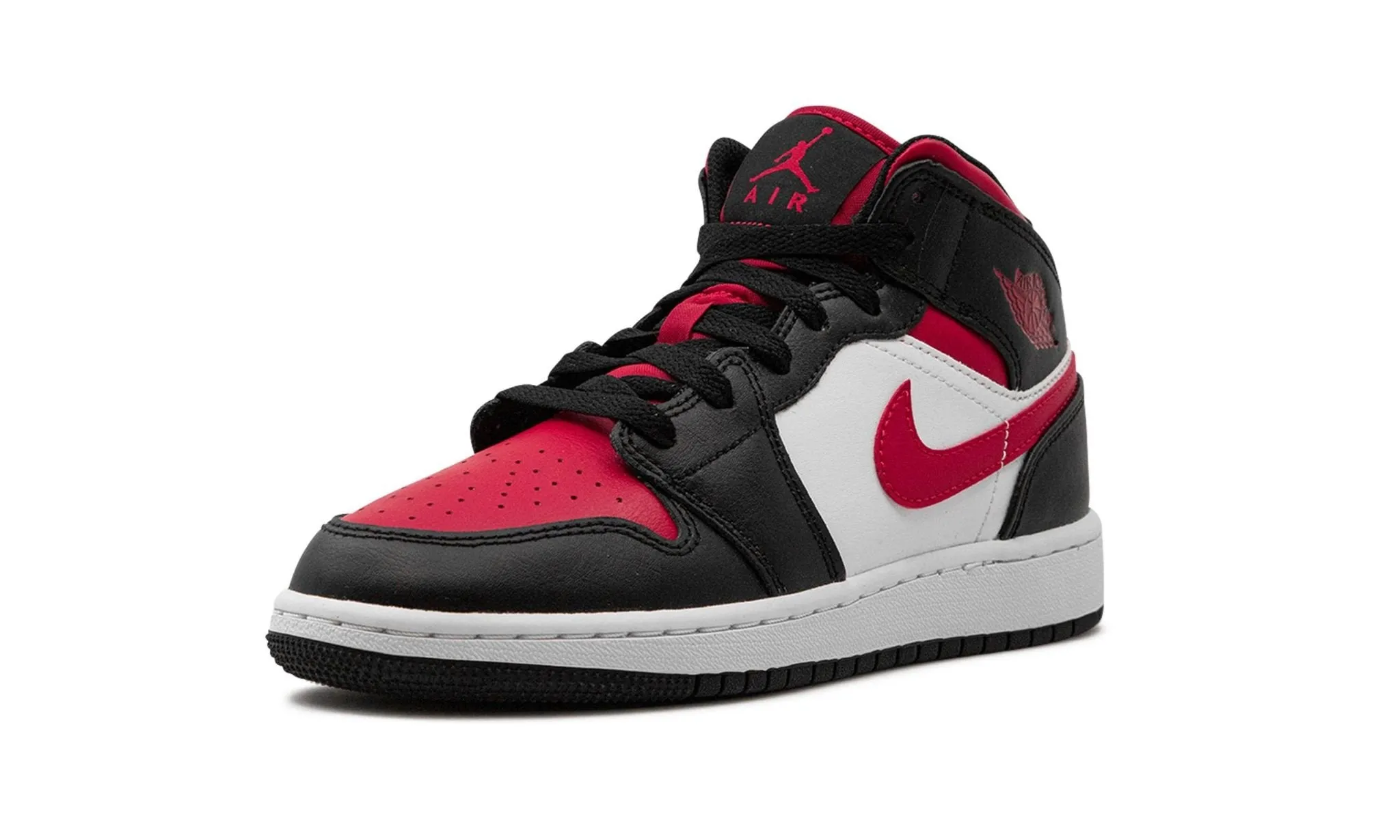 Air Jordan 1 Mid Fire Red Pet Pace Petal Hike