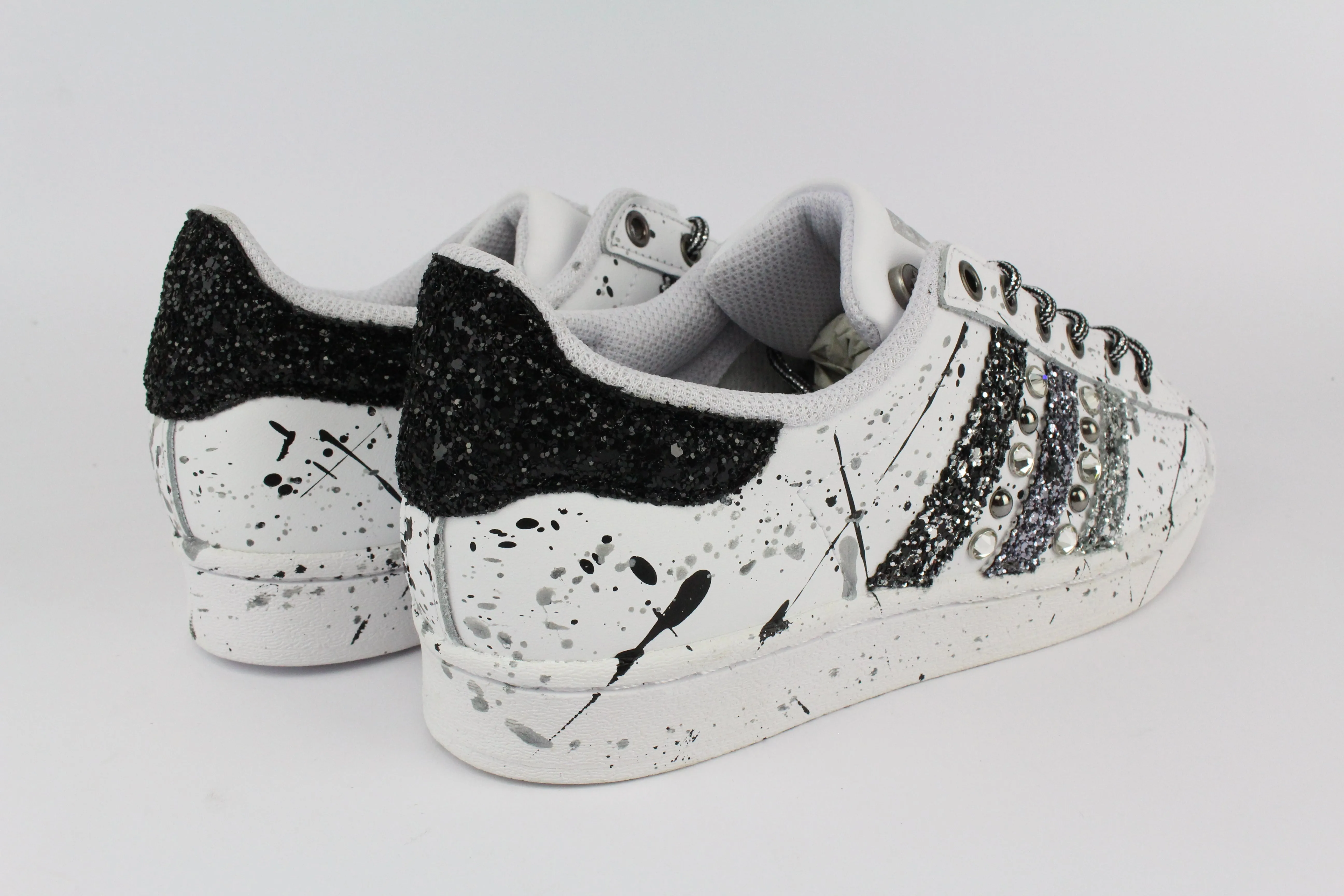 play time Daily Grind Adidas Superstar Glitter Borchie Strass & Vernice
