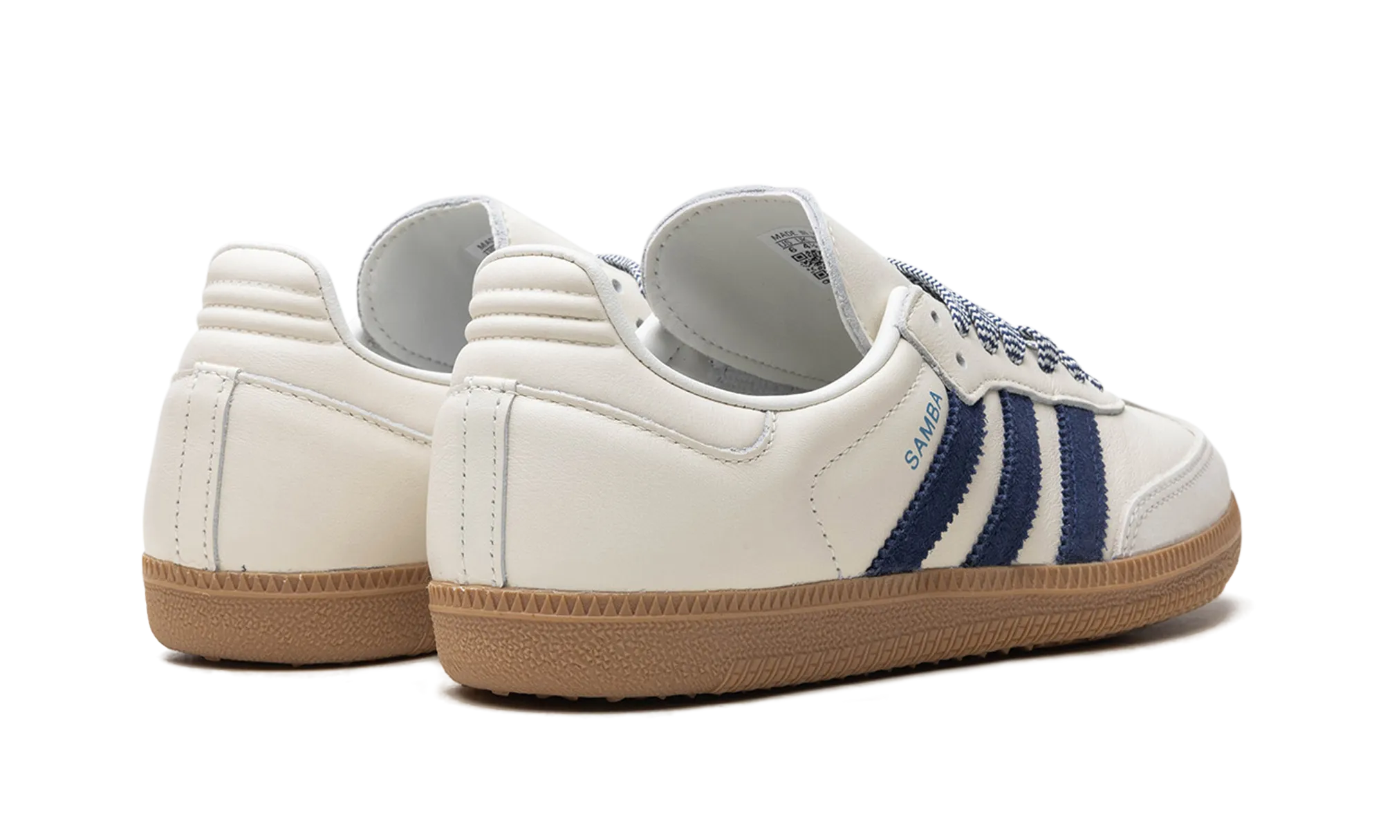 Samba OG WMNS "Off White Dark Blue" Minimal Design