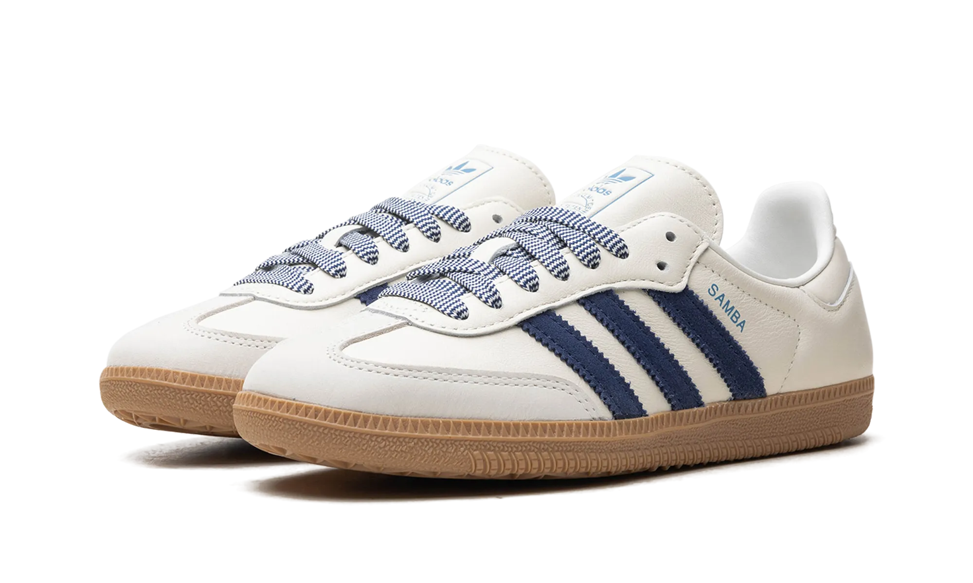 Samba OG WMNS "Off White Dark Blue" Break Pace Fit for All