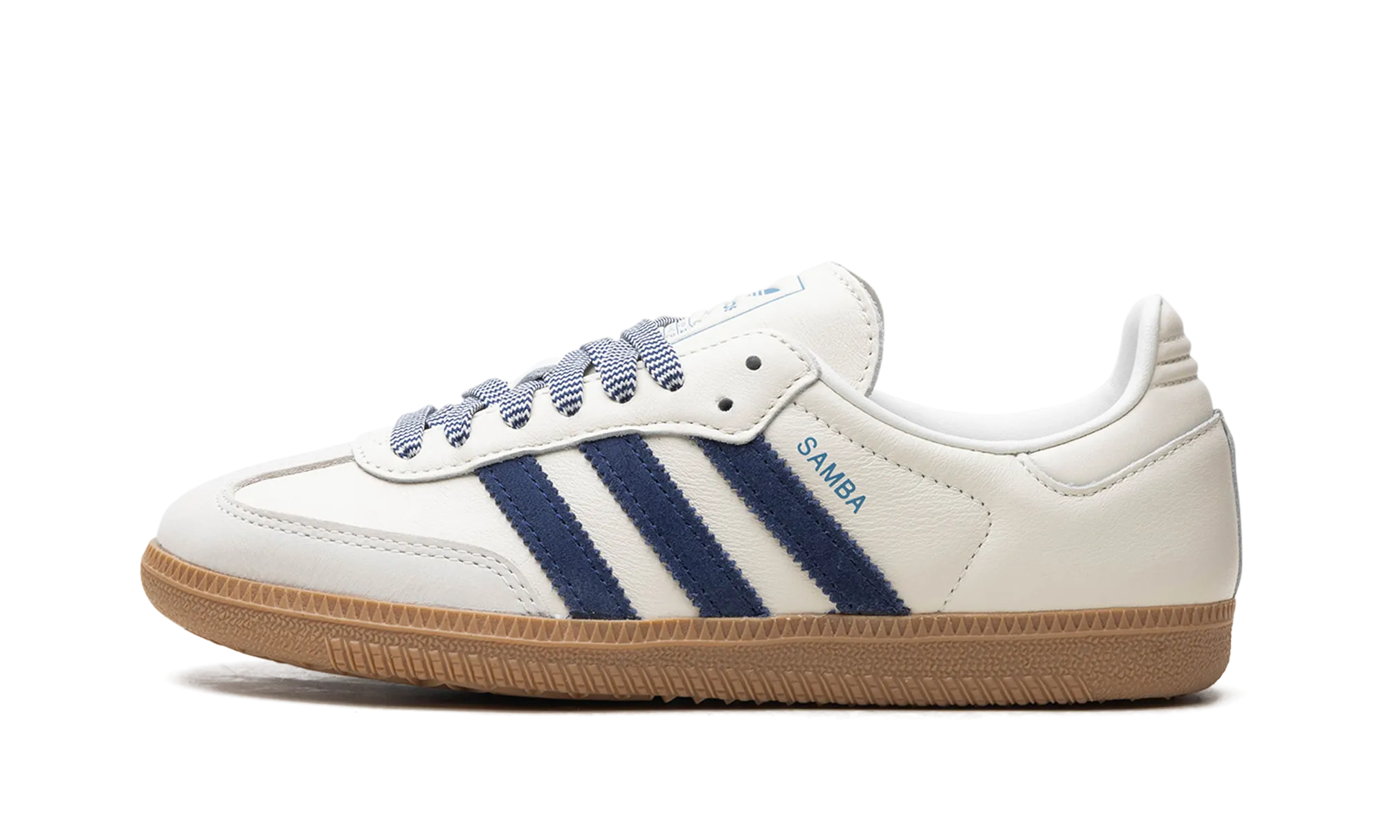 Samba OG WMNS "Off White Dark Blue" Effortless Wear Balanced Motion