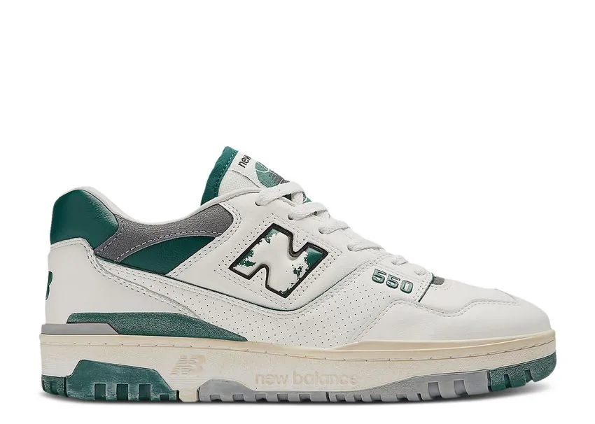 New Balance 550 Vintage Pack Marsh Green Alley Walk