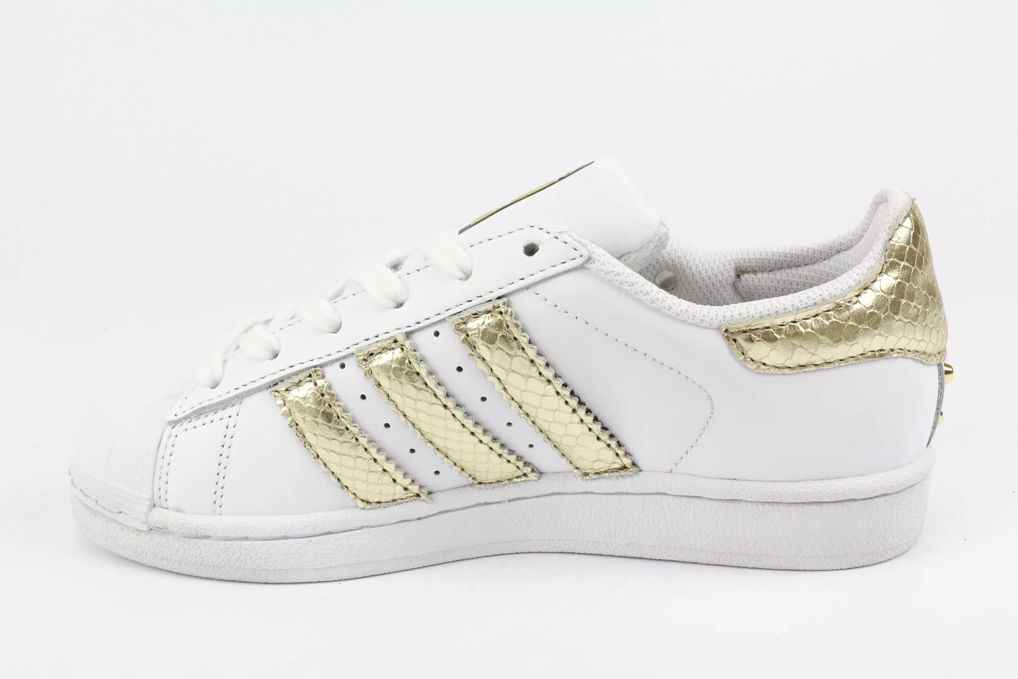 Adidas Superstar Pitone Laminato Gold & Borchie Cushion Boost