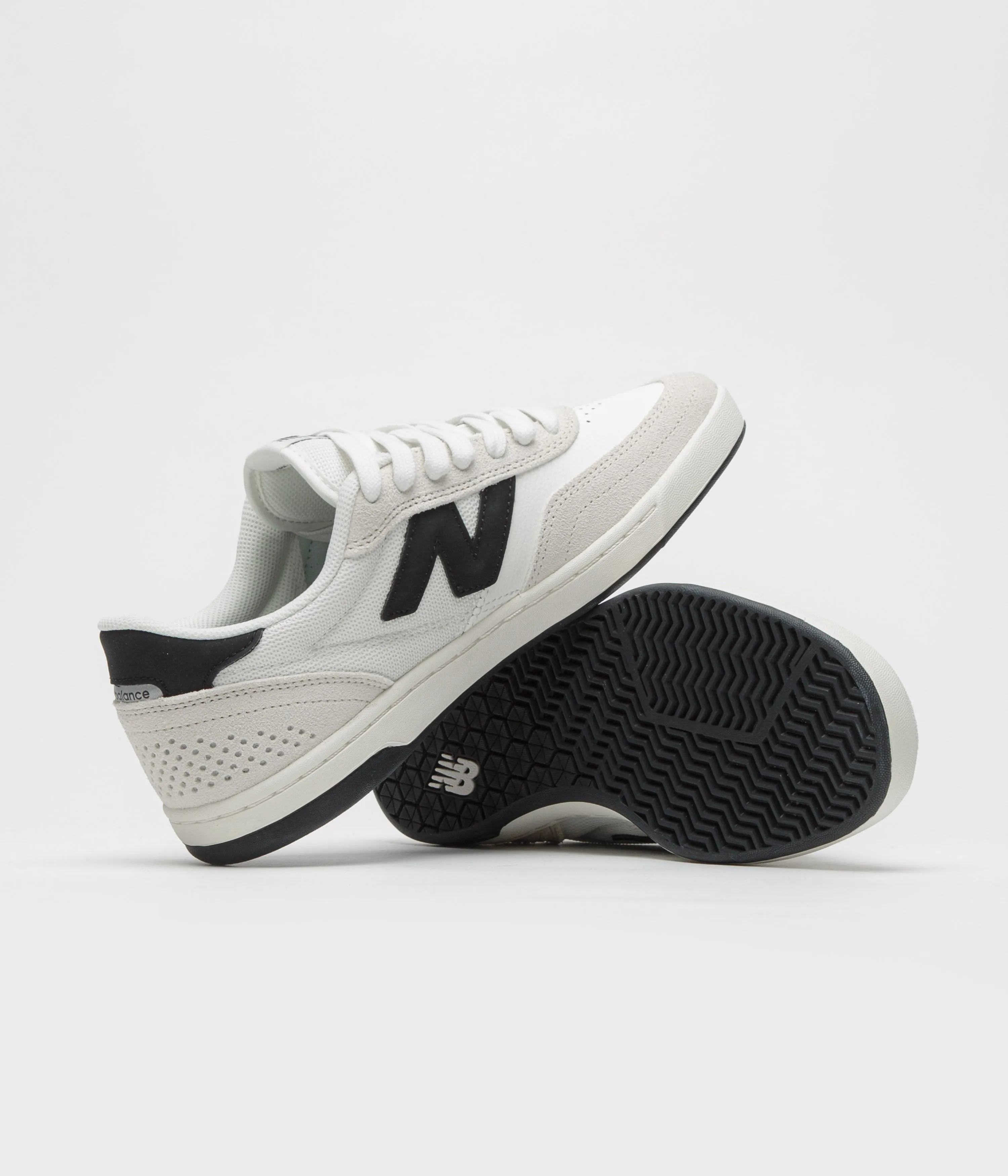 platform New Balance Numeric 440 V2 Shoes - Sea Salt / Black Street Glow