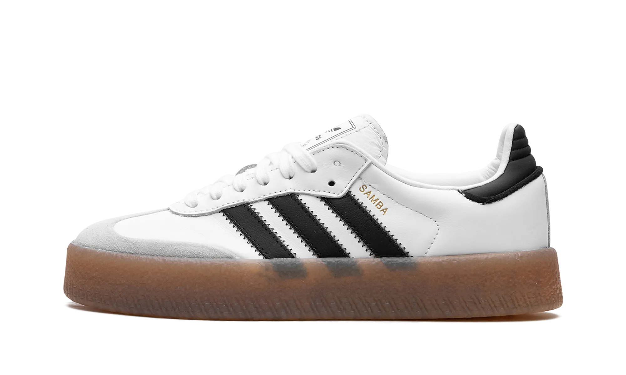 Sambae WMNS "White Black Gum" Stay Active mesh material