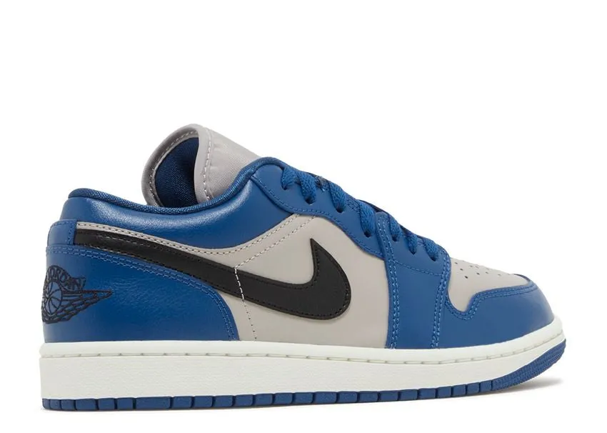 Air Jordan 1 Low French Blue College Grey Harbor Path Friend Meet