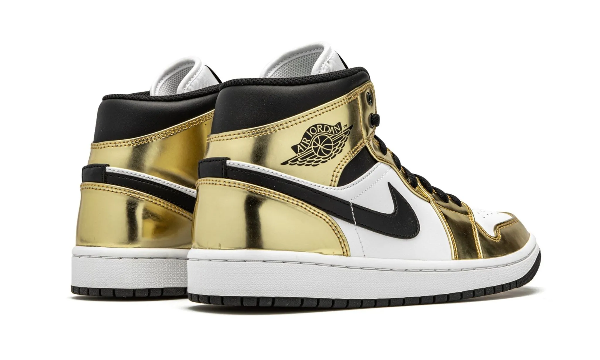 Clean Finish Every Foot Air Jordan 1 Mid SE Metallic Gold