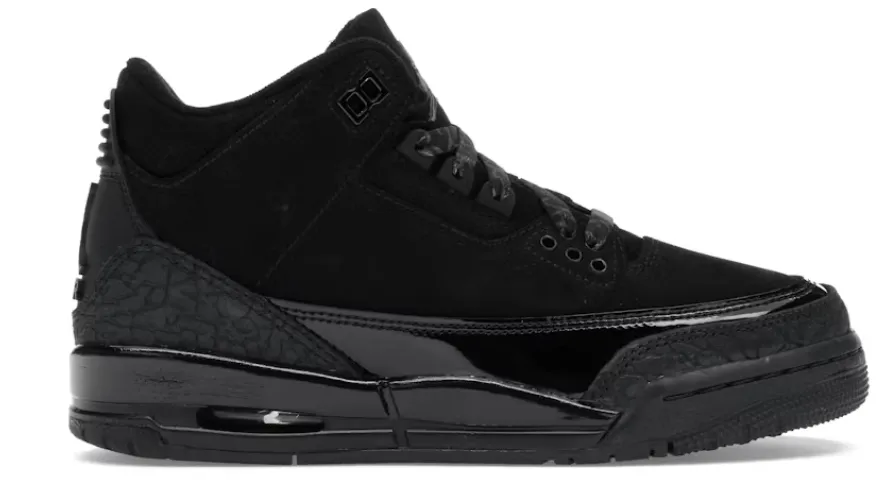 Jordan 3 Retro Black Cat (2025) (GS) Fresh Look