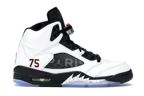 Beach Path Style Blend Jordan 5 Retro Paris Saint-Germain White (F&F)