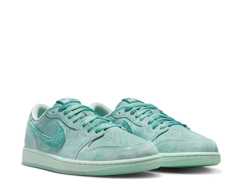 Smooth Padding Air Jordan 1 Retro Low OG W "Washed Teal"