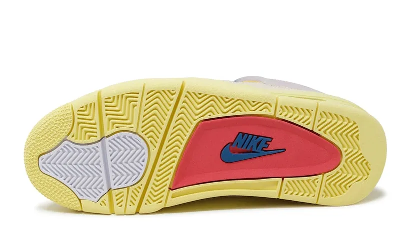 Flat footbed Nike Jordan 4 Retro x Union LA Guava Ice 2020 (DC9533-800) Men's Size 8-11