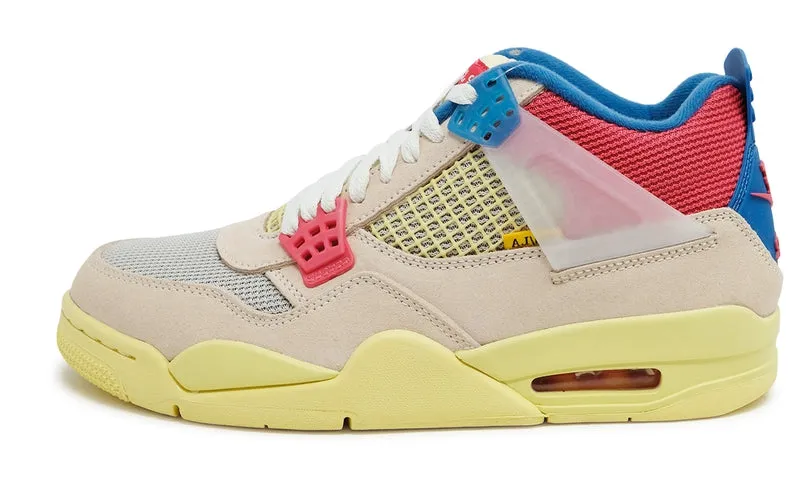 Nike Jordan 4 Retro x Union LA Guava Ice 2020 (DC9533-800) Men's Size 8-11 Slow Living Active Wear